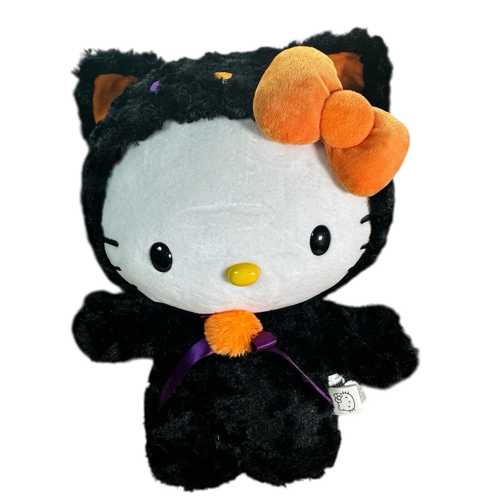 Sanrio Halloween Hello Kitty Black Cat Porch‎ Greeter 18.5" - 2019